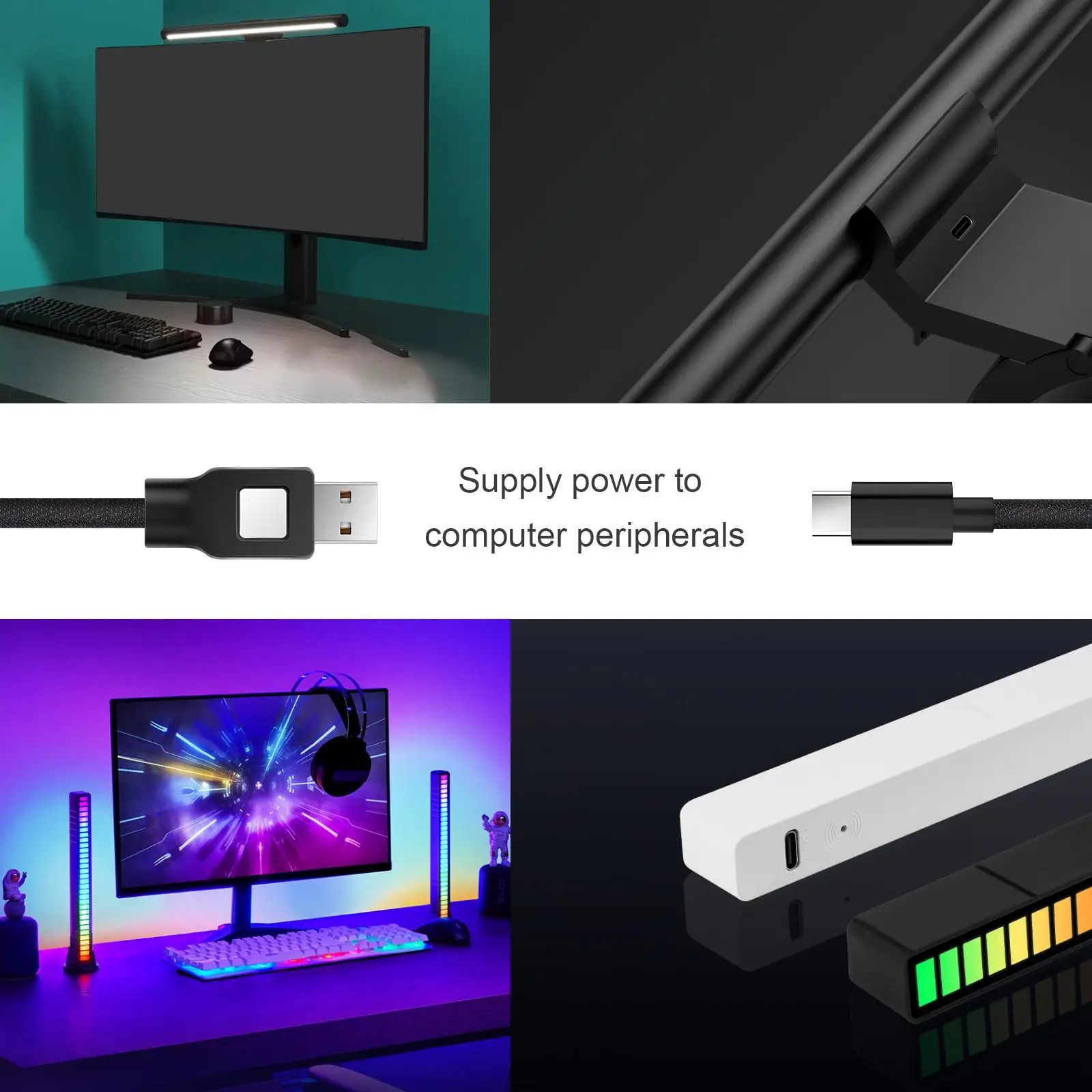 

Кабель USB C-USB A, беспроводной Bluetooth-аудиопередатчик, быстрая зарядка, технические данные для переключения настольных компьютеров для PS4