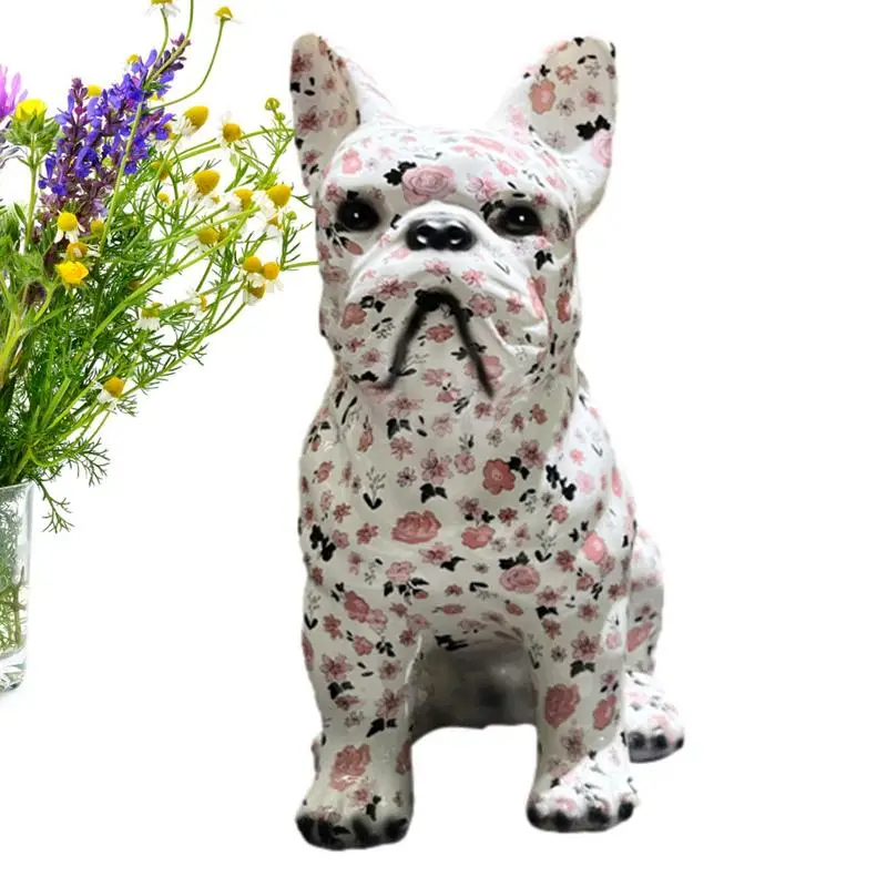 

Colorful Dog Statue French Bulldog Home Decorations Graffiti Animal Statue Nodic Home Decor Decorative Figurines Gift For Dog