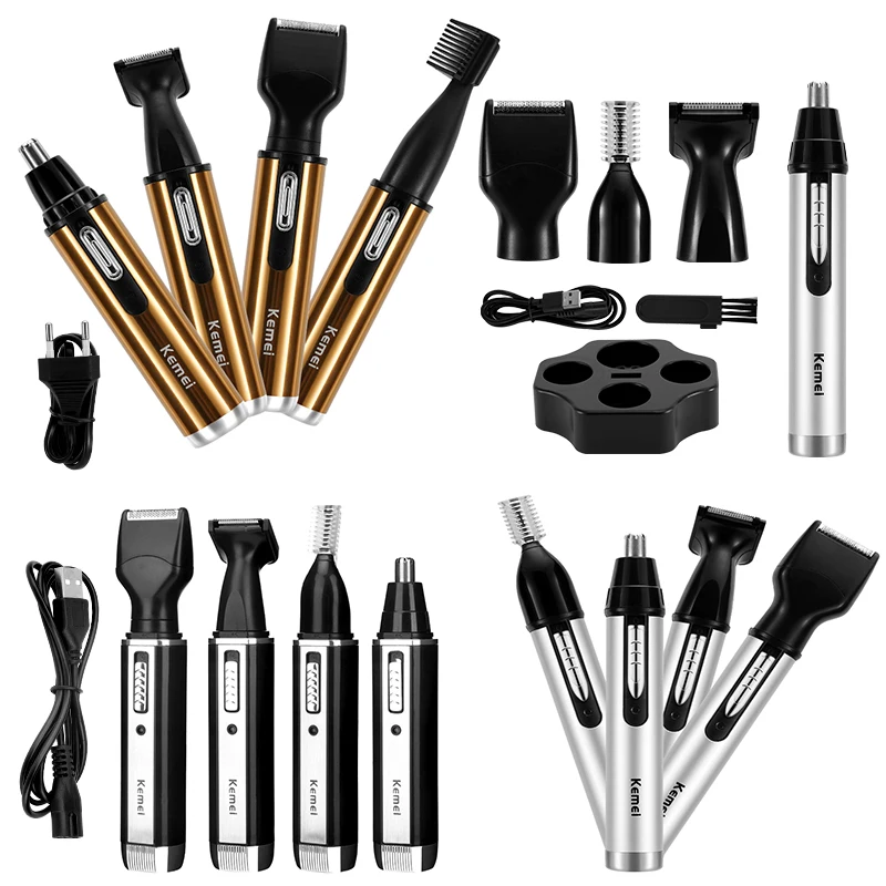 

USB Rechargeable Ear Eyebrow Beard Shaver Razor Face Hair Cutter Electric Ear Nose Hair Trimmer Multifunctional Hair Remover