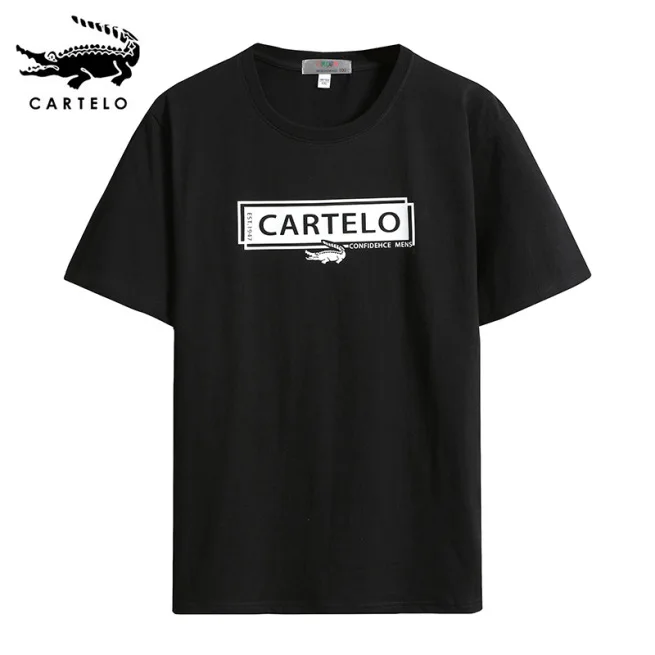 

Cardilo Crocodile Men's Casual Round Neck Cotton T-Shirt Summer Fashion Clothes Genuine
