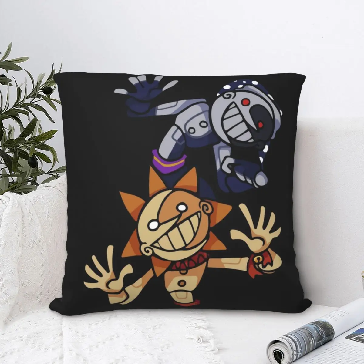 

Квадратная наволочка для подушки SunDrop and MoonDrop с защитой от взлома Fnaf наволочка для подушки Удобная наволочка для подушки наволочка для домаш...