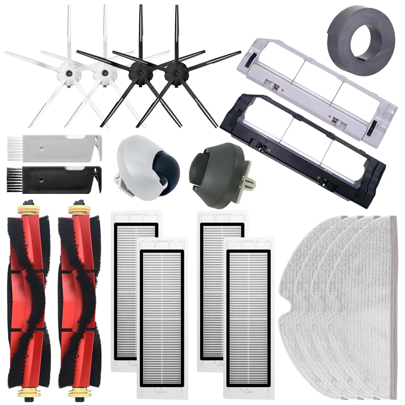 

For XiaoMi Roborock S5 Max S6 MaxV Robot Vacuum Cleaner Mop Cloth HEPA Filter Side / Main Brush Spare Parts