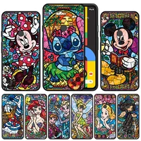 case cover for google pixel 5a 4a 3 4 xl 5 6 pro 4g 5g luxury capinha shell silicone cell disney stitch mickey princesses