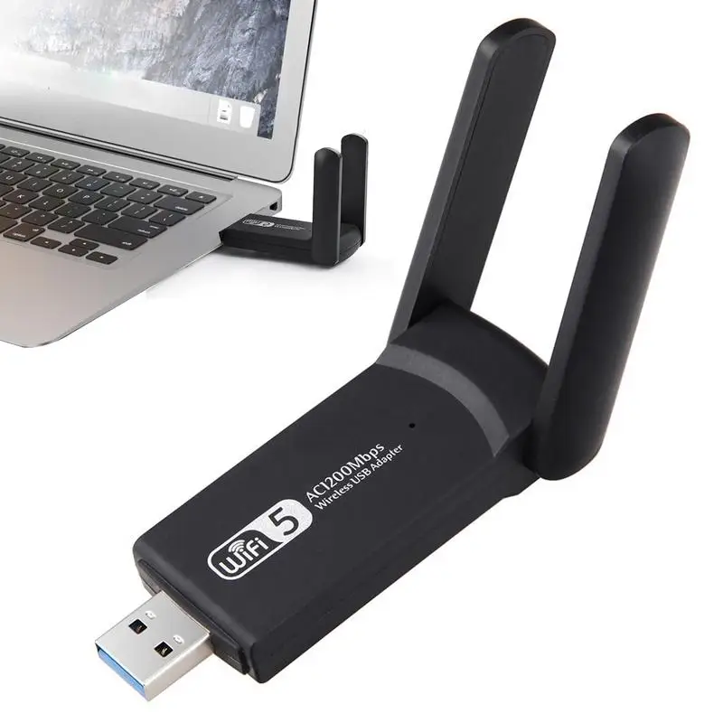 

USB Wi-Fi адаптер для ПК, 1200 Мбит/с, 2 дБи