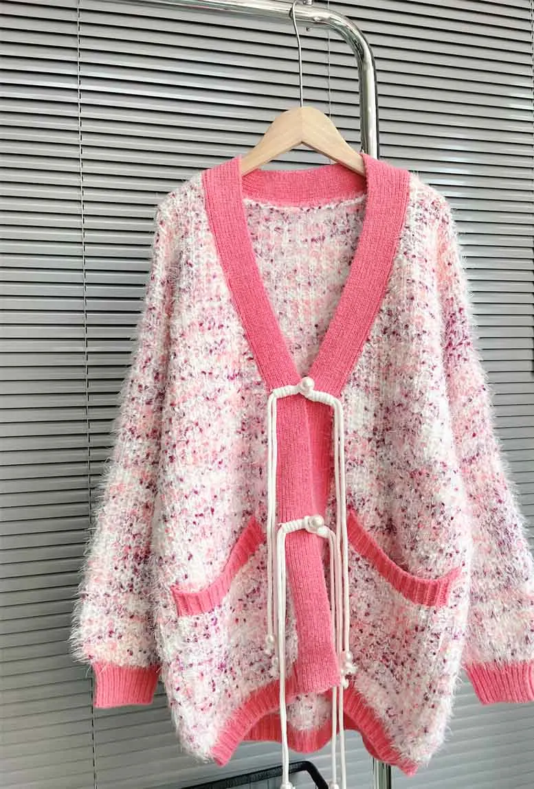 

New gentle wind soft waxy sweater coat