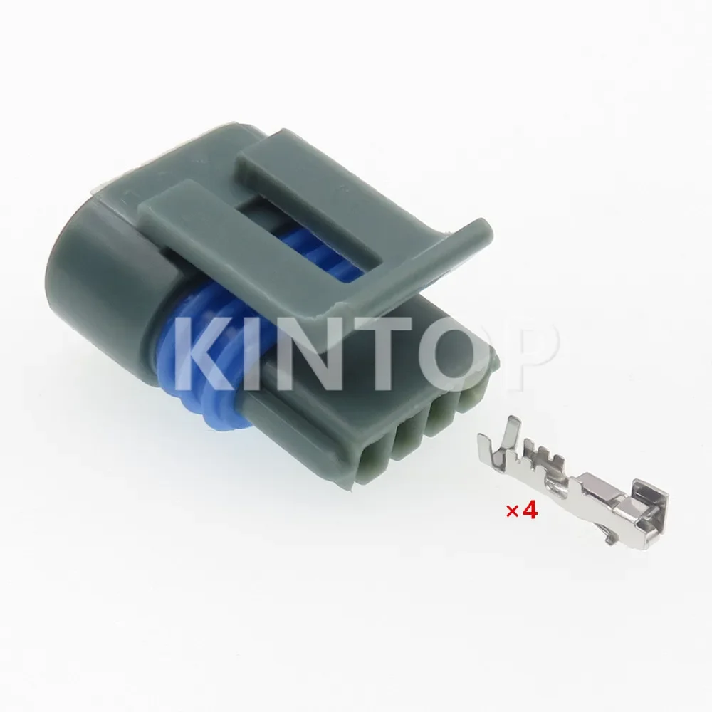 

1 комплект 4-контактного автомобильного герметичного электрического разъема переменного тока в сборе 12162833 12162834 Автомобильная розетка жгута проводов датчика давления на впуске