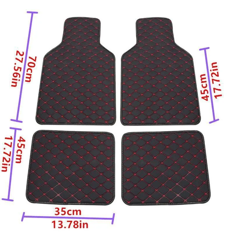 

NEW Car Floor Mat for BMW 5 series all model year E34 E39 E60 E61 F07 F10 F11 F18 G30 F90 G31 G38 auto accessories Carpets