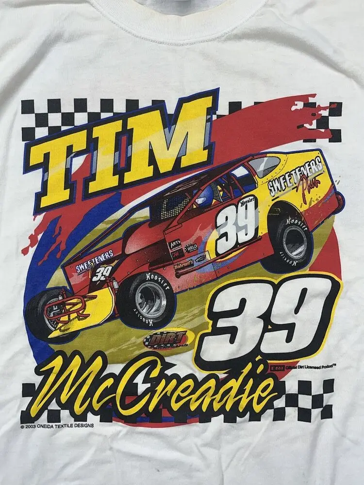 Футболка Tim McCreadie Racing Мужская размер XL #39 Подсластители текстиль Oneida