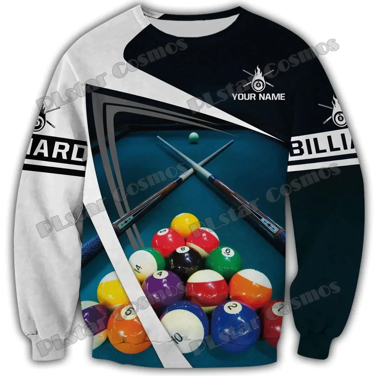 Мужская толстовка с капюшоном и 3D-принтом на молнии