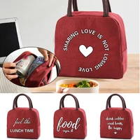 thermal lunch bag women portable insulated lunch bags child waterproof cooler and warm keeping lunch box for picnic or work