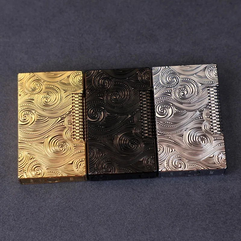 Фото Газовая зажигалка Calories Genuine Langsheng Lighter Gas Machine Dou Zhuan Xing Shi Shi Roll Flower, персонализированный подарок №2