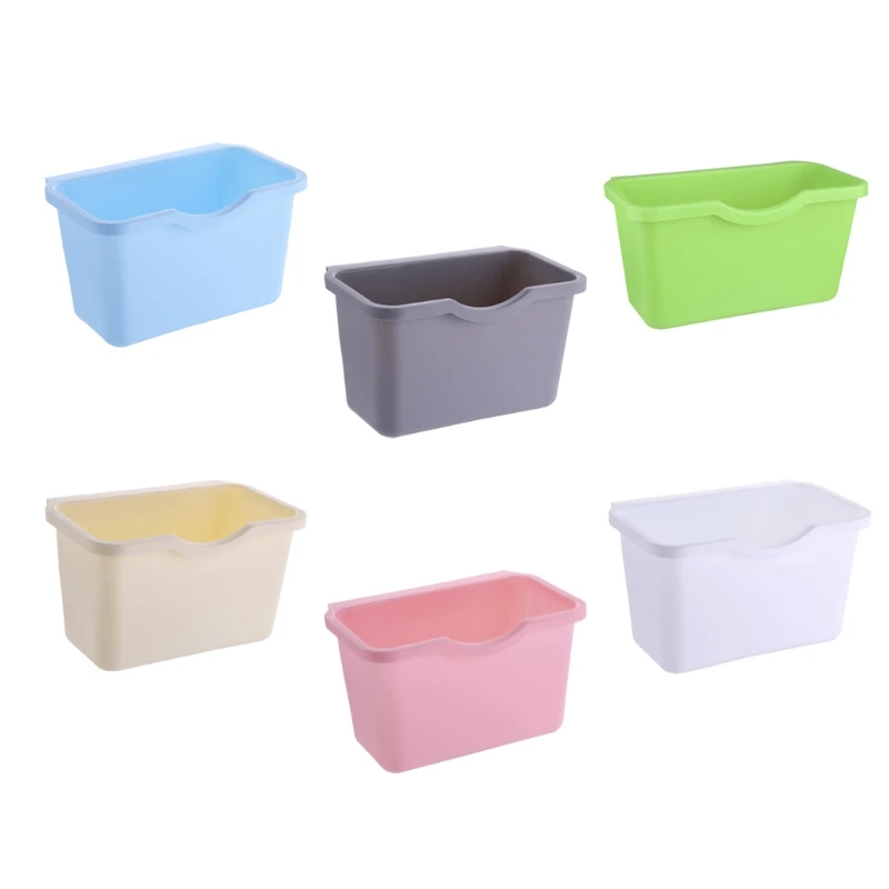 

Kitchen Accessories Cabinet Hanging Portable Trash Can Rubbish Container Storage Box Cupboard Hanging Garbage Organizer