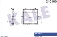 

Engine radiator for 0020101AB truck NPR75 5,2