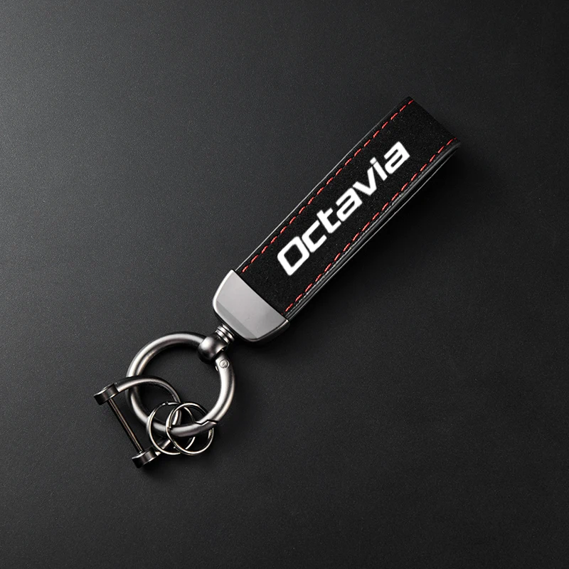 

Кожаный Брелок-браслет Для Skoda Octavia A5 A7 A4 MK1 MK3 MK4 RS IV 5e Virs Sport, Автомобильные Аксессуары Для Интерьера