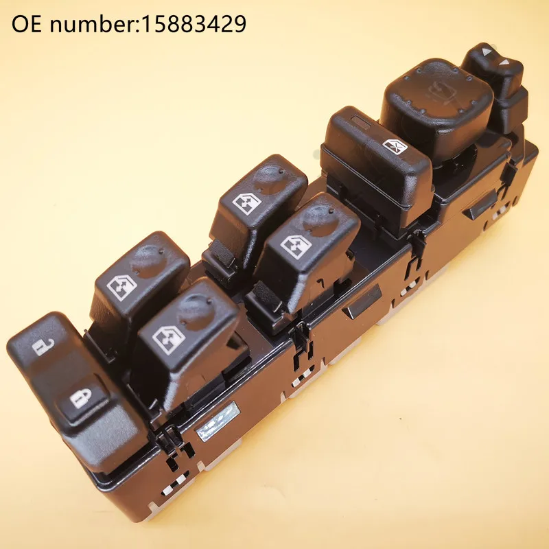 Главный дверной замок переднего водителя и переключатель управления зеркалом