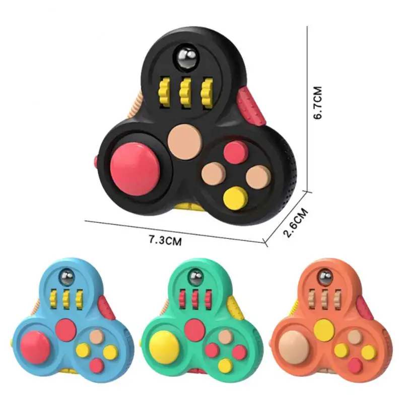 Decompression Toys Rotating Magic Bean Cube Fidget Toy Triangle Small Beads Educational Toy Children's Puzzle Stress Relief Toy enlarge