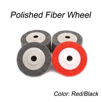 1pc inner diameter 16mm and thickness 11 5mm redblack polished fiber wheel diameter 100mm for polishing deburring and cleaning