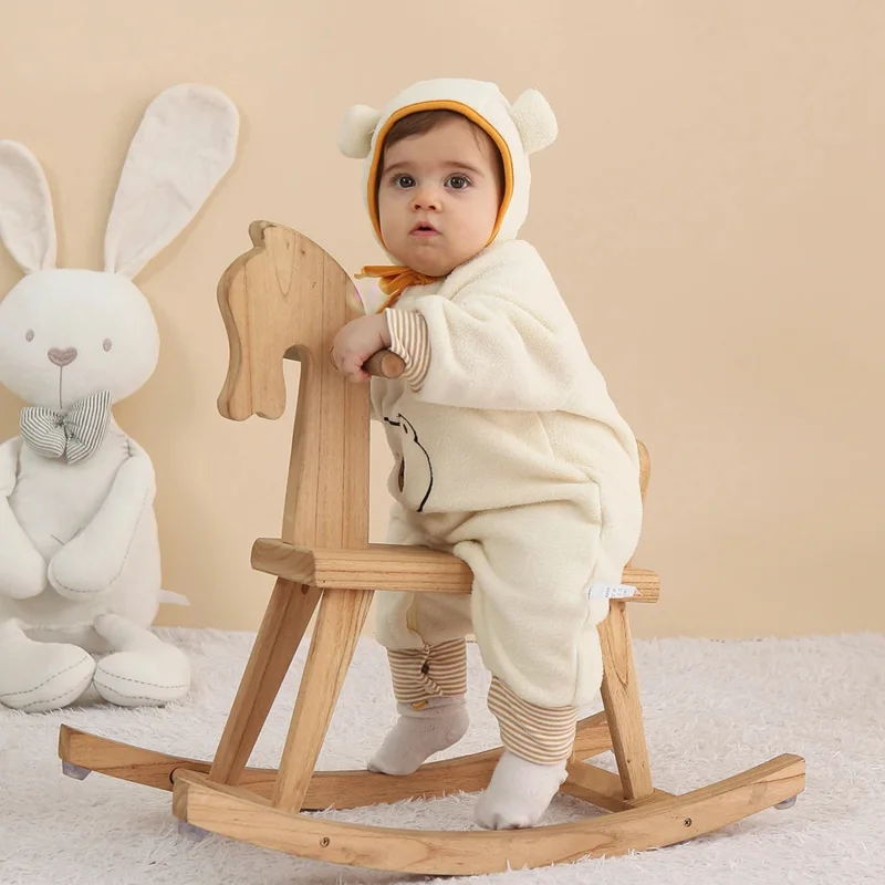 Umorden весенне-осенний комбинезон для малышей костюм медведя шапка комплект