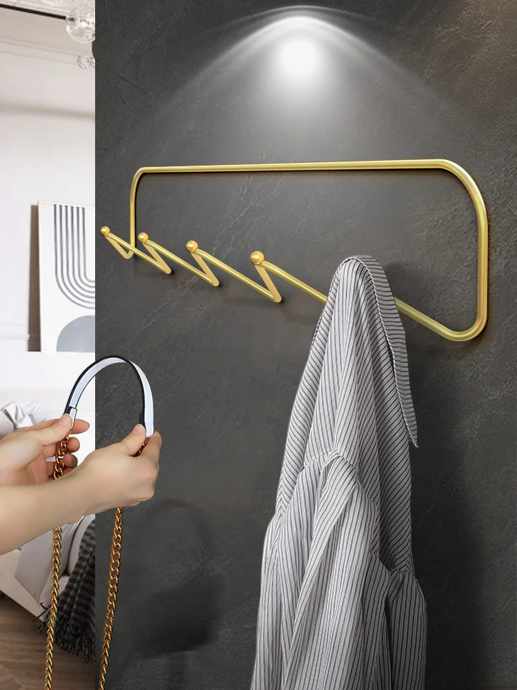 

Creative Gold Metal Wall Hangers Coat Hat Organizer Living Room Decoration Home Gadgets Bathroom Accessories Hooks for Hanging