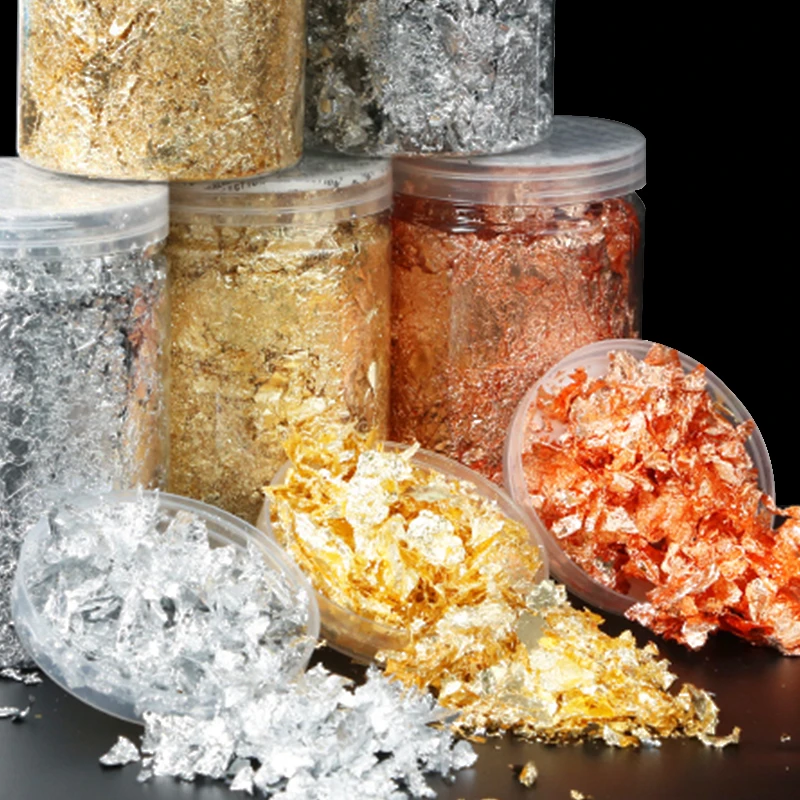 

Iridescent 3D Ultrathin Sequins Nail Foil Flakes Slices Purple White Sparkly DIY Tips Dazzling Paillette Nail Art Decorations