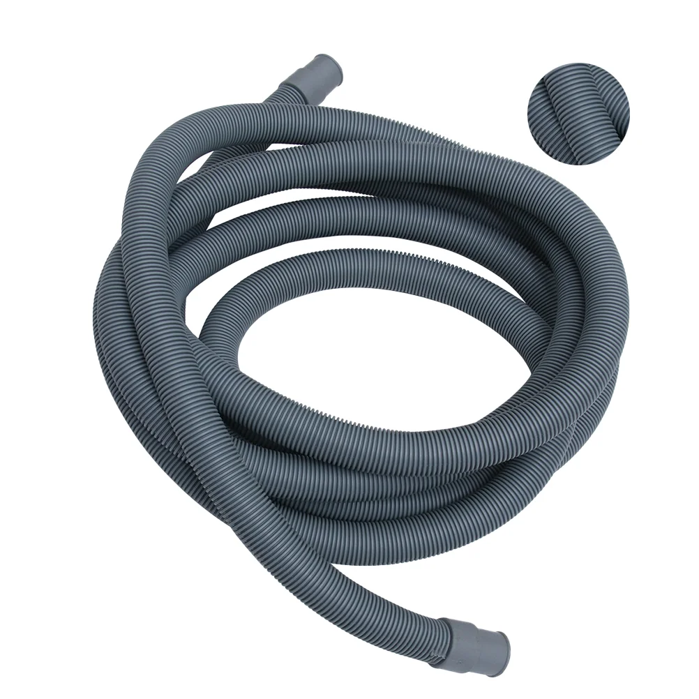 

Hose Machine Washing Drain Washer Pipe Discharge Extension Accessories Portable Clamp Hoses Replacement Laundrywaste Rubber