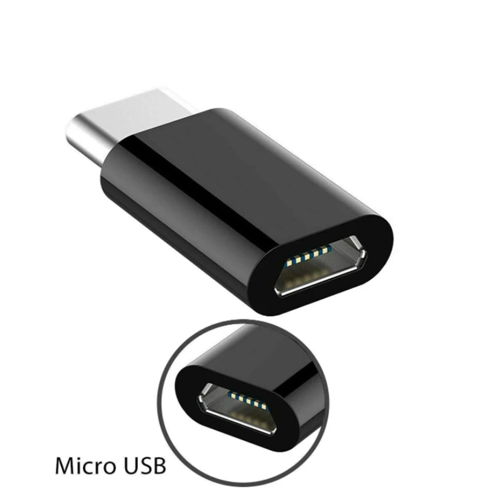 Адаптер Micro-USB к Usb C мини зарядному адаптеру Type Переходник с резистором