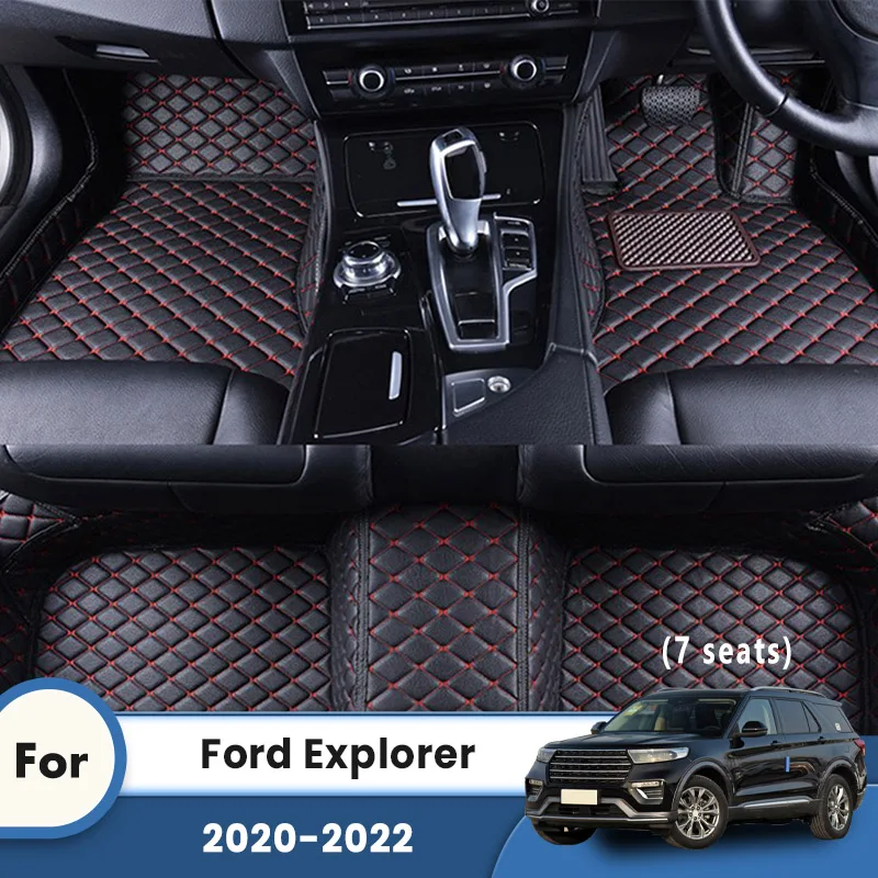 

RHD Custom Rugs Car Floor Mats For Ford Explorer 2020 2021 2022 (7 Seats) Carpets Auto Accessories Automobiles Interior Products