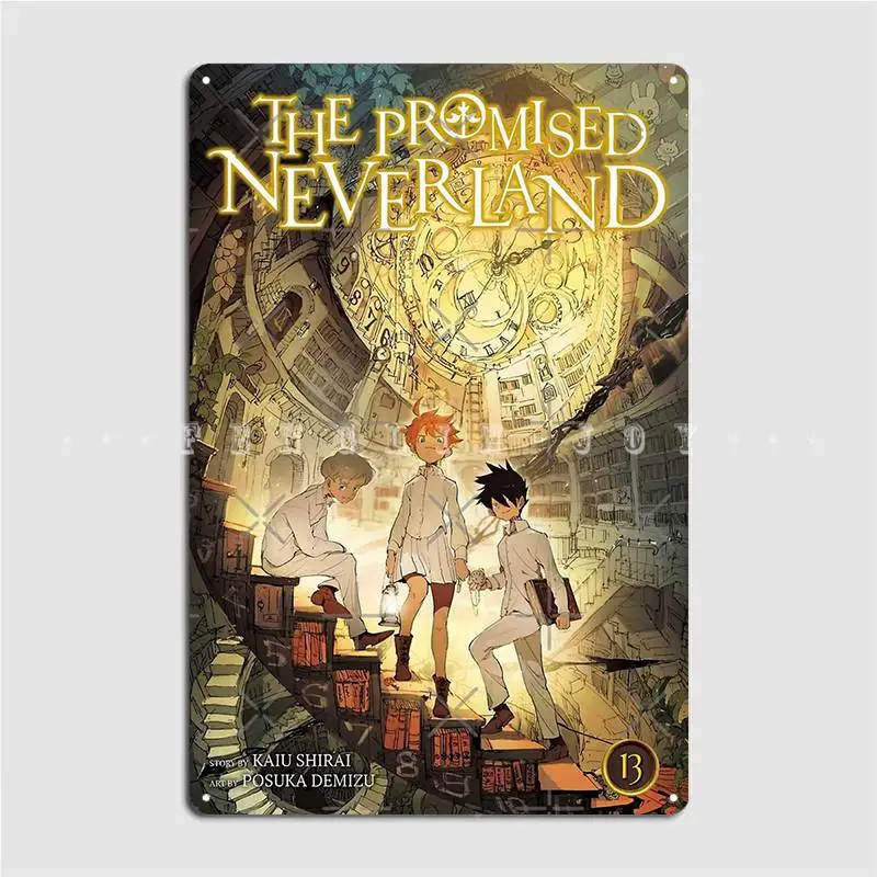 

Плакат обещанный Neverland, металлический плакат для кинотеатра, гостиной, дизайнерская роспись, оловянный плакат