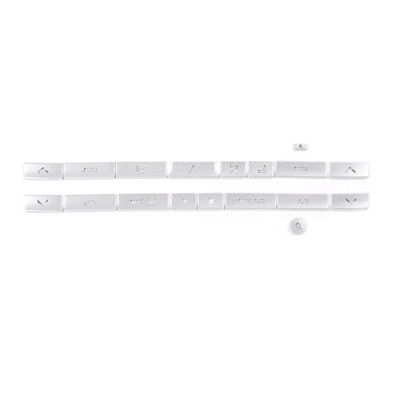 

Car Central Control Air Conditioner Button Cover Trim Sticker For Jaguar XE XEL XF XFL F-PACE Accessorie