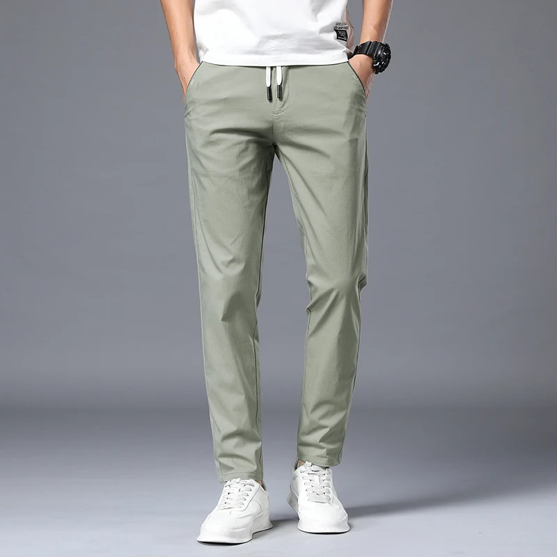 Spring Summer Thin Ice Silk Casual 