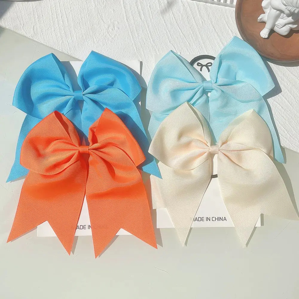 

1Piece Solid Color Ribbon Bowknot Elastic Hair Bands For Cute Girls Rubber Band Hair Ropes Ponytail Holder Kids Hair Accessories