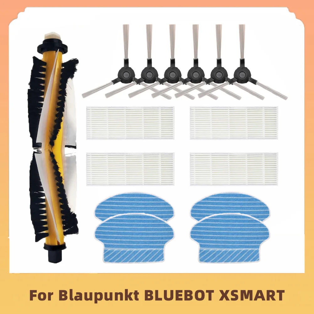

Для Blaupunkt BLUEBOT XSMART BPK-VCBB1XS Роботизированный пылесос с роликовой щеткой HEPA фильтры пылесборник