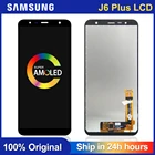 Оригинальный ЖК-дисплей 6,0 дюйма для Samsung Galaxy J6 + J610 SM-J610F J610FN, ЖК-экран для Samsung J6 Plus, экран дисплея