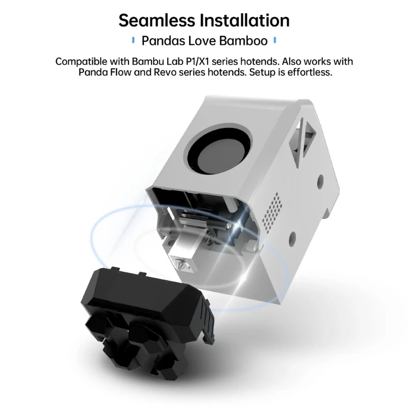 Y1UB BIGTREETECH 3D-принтеры нейлоновые воздуховоды для вентиляторов Panda Jet охлаждающие