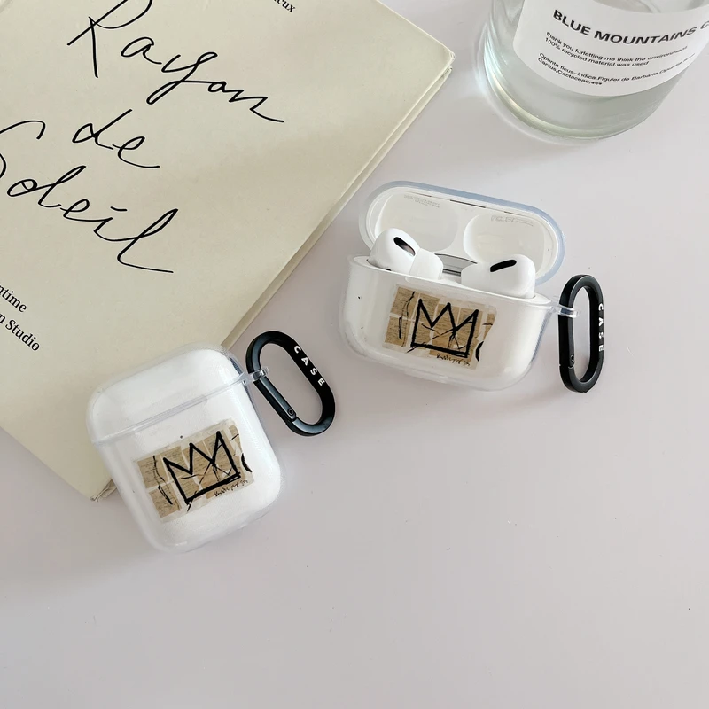 

Модные Ретро-наушники в уличном стиле с абстрактными граффити, мягкие Аксессуары для Airpods 1 2 Pro 3, Беспроводная зарядка, гарнитура, чехол