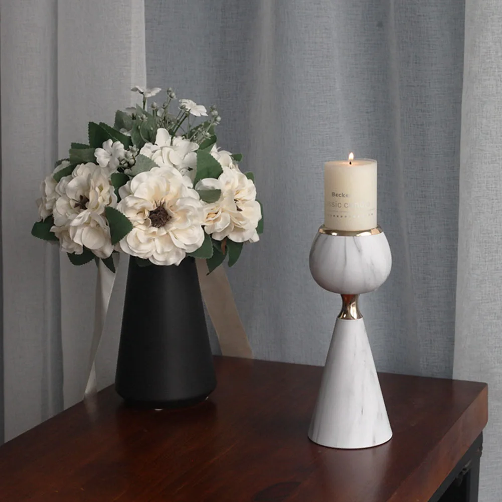 

Подсвечник, металлический аксессуар для столовой и вечеринки, домашний декор, гостиная, Свадебный обеденный стол, модель, ремесла, образец, ...