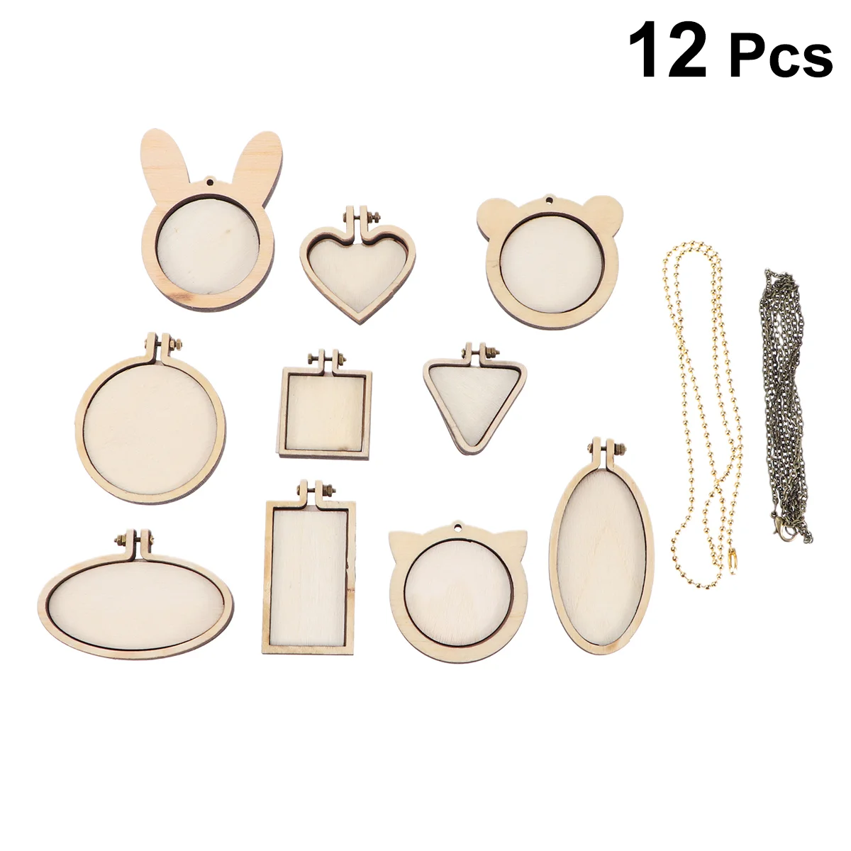 

Embroidery Hoop Mini Frame Hoops Wooden Ring Circle Cross Sewing Miniature Oval Tiny Craft Jewelry Display Stand Rings Crafts
