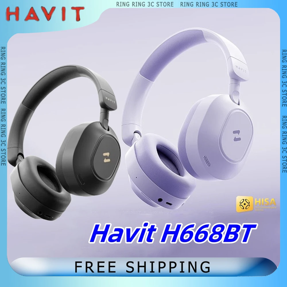 Беспроводные наушники Havit H668BT гибридные спортивные игровая гарнитура с активным