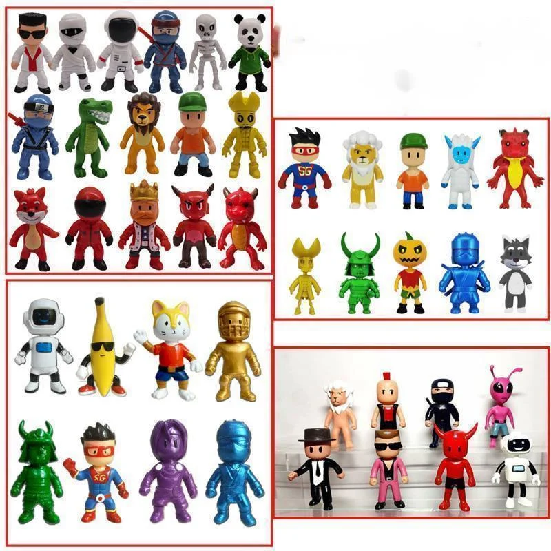 

24pcs Stumble Guys Figure Toy Game Model Stumble Guys Anime Action Figures PVC Model Collection Toy Set For Boys Toys Kids