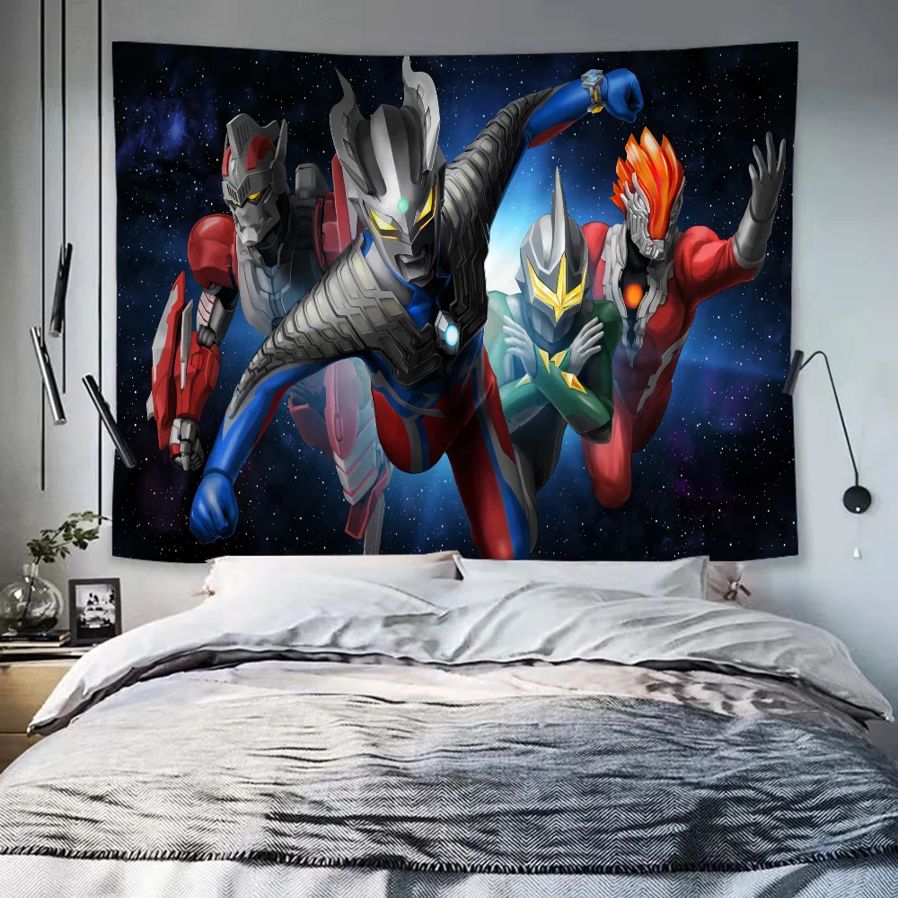 U-Ultraman B-Blazar красочный гобелен настенный подвесной Таро хиппи настенные коврики