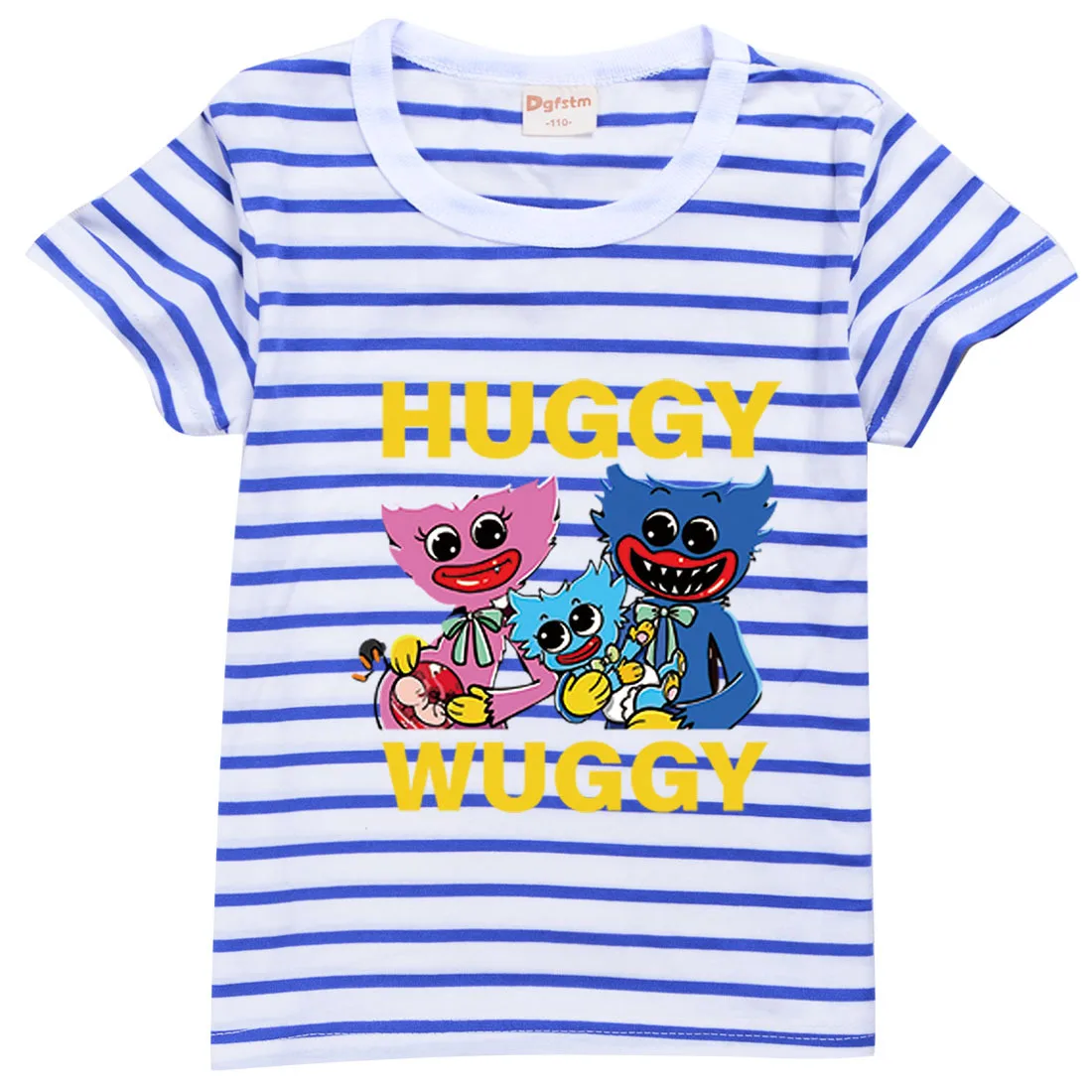 

New Arrival 2022 Boys T-Shirts Huggy Wuggy Horror Toy Poppy Playtime Cartoon Print Girls T Shirts Fashion Children Tshirts Tops