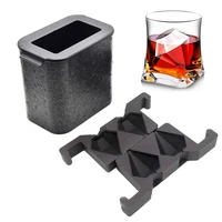 crystal clear ice ball maker ice ball diamond shape silicone ice cube tray whiskey tray mould ice cream party kitchen accessorie