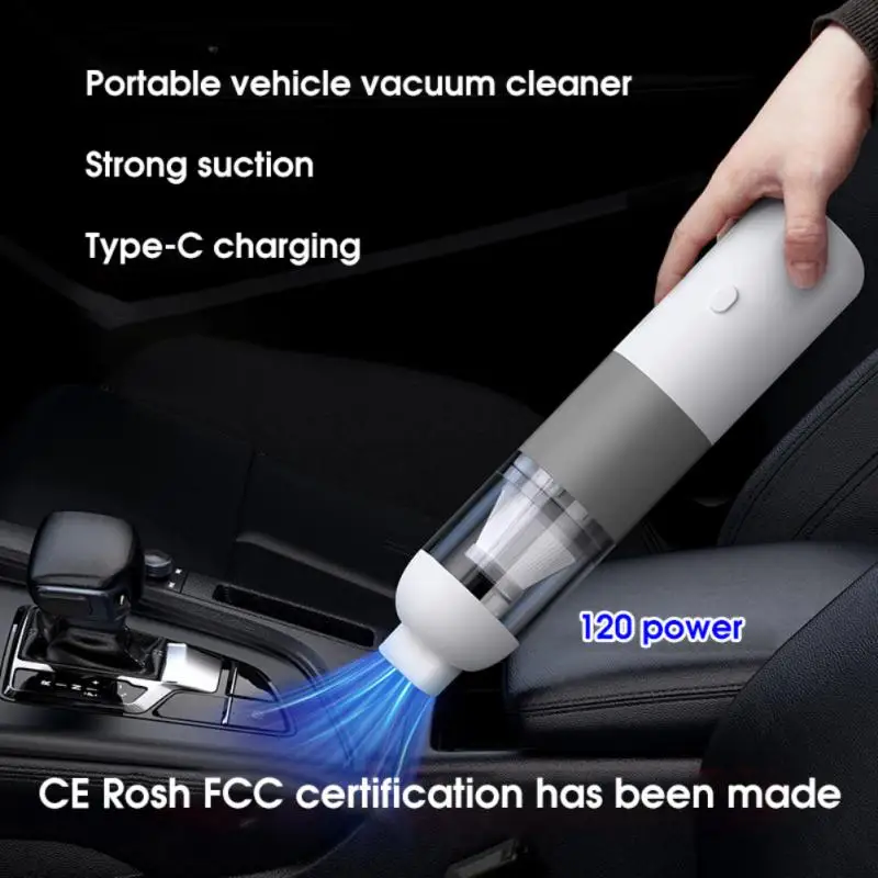 20000pa Car Vacuum Cleaner Portable Handy Home Car Handheld Vacum Cleaner Wireless Strong Suction Mini Auto Interior Cleaner