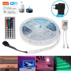Умная светодиодная ленсветильник с Wi-Fi, Bluetoothинфракрасным управлением, RGB 5050, 51020 м