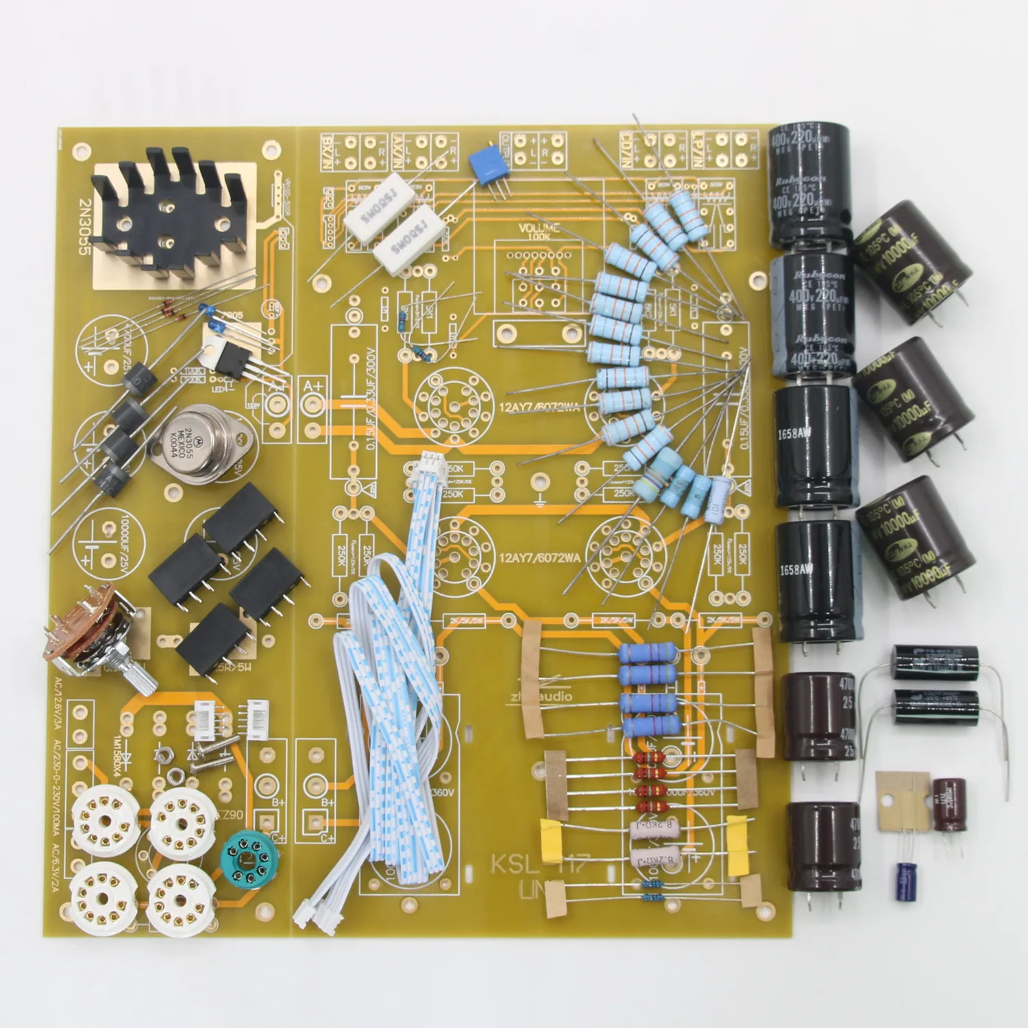 На основе Kondo KSL-M7 Line HiFi DIY 12AY7 вакуумная лампа аудио звуковой предусилитель комплект платы (art.: 3920ccf76cc38) - 3920ccf76cc38
