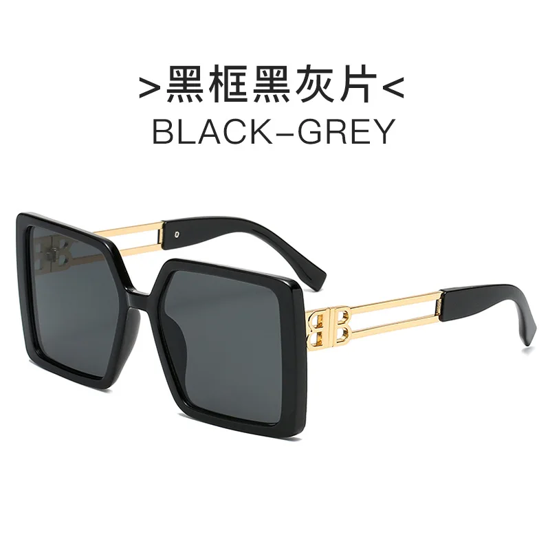 

Новые европейские и американские брендовые Дизайнерские мужские солнцезащитные очки в большой оправе женские дорожные квадратные Универс...