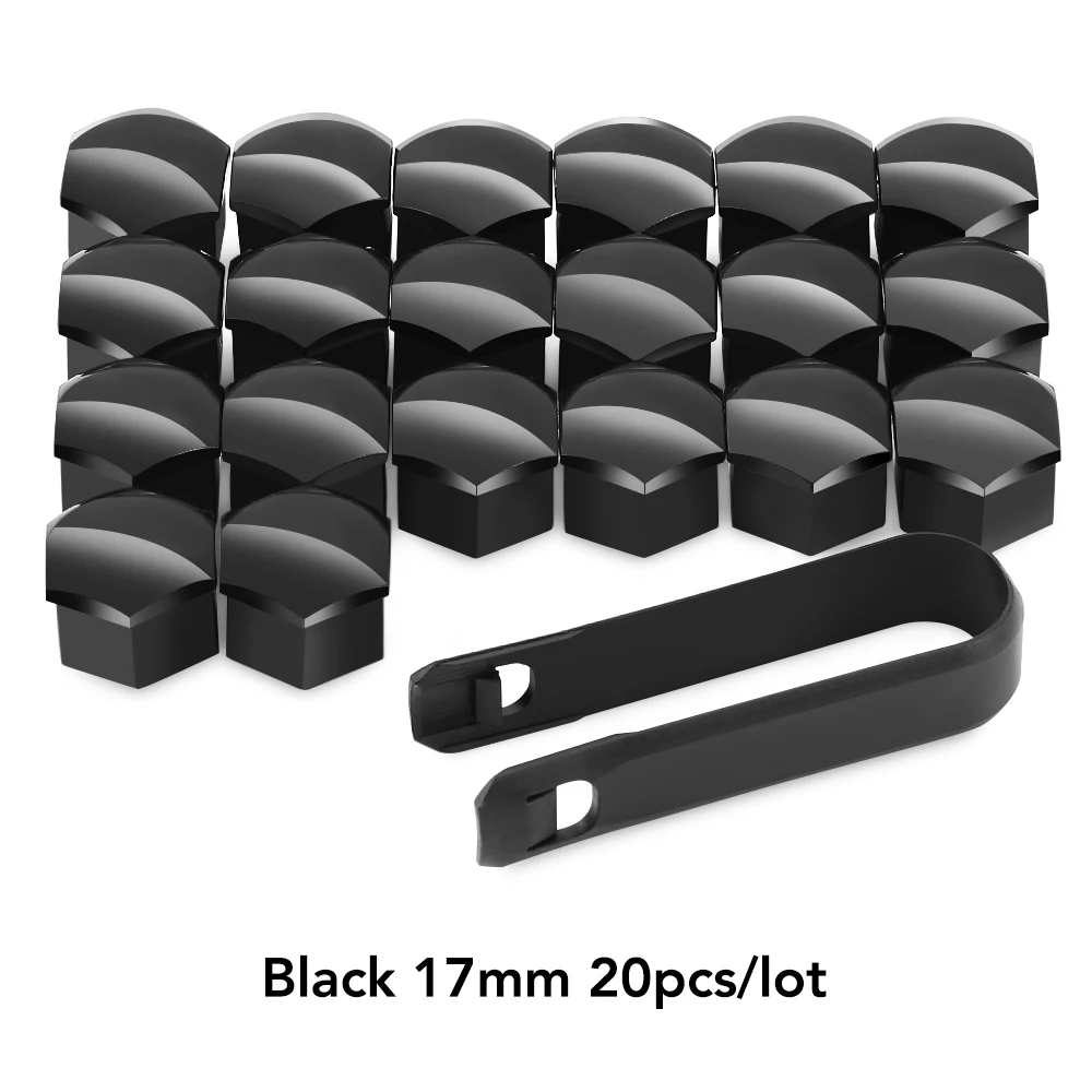 20Pcs Car Wheel Nut Caps Auto Hub Screw Cover for Mercedes Benz W211 W203 W204 W124 AMG W202 W212 W220 W205 W176 |