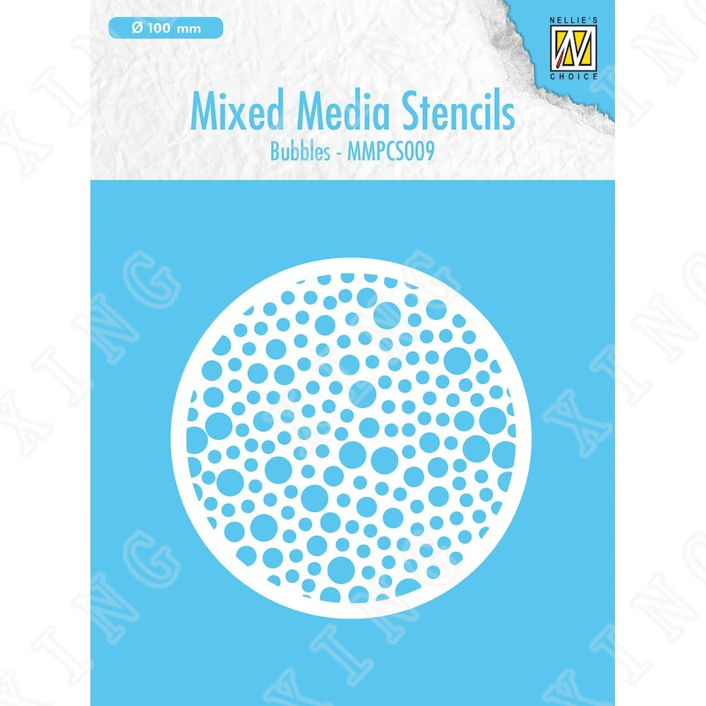 

2022 New Bubbles Round Layering Stencils Painting Diy Scrapbook Coloring Embossing Paper Card Album Craft Decorative Template