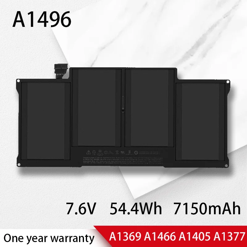 

Аккумулятор A1496 для ноутбука Apple MacBook Air 13 дюймов, A1466 2012/2013/2014/2015/2017 A1369 2010/2011 MD760LL/A MD761CH/A A1405 A1377