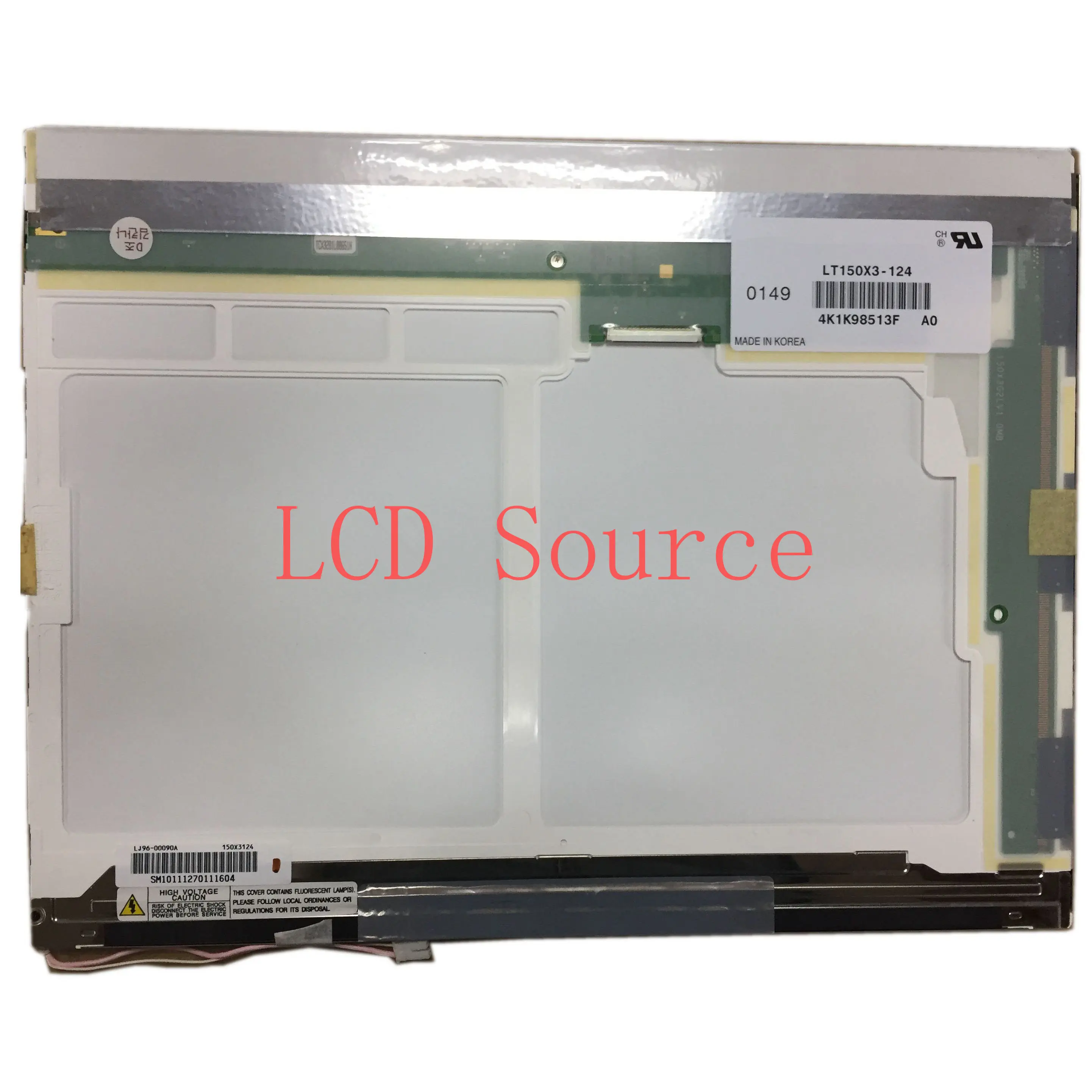 Фото LT150X3-124 1024(RGB)×768 20-контактная панель 15,0-дюймовый ЖК-экран для ноутбука XGA 15,0 дюймов №2